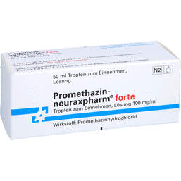 Abbildung: Promethazin neuraxpharm forte Tropfen zum Einnehmen 50 ml, Tropfen zum Einnehmen PZN 01359163