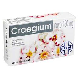 Abbildung: Craegium novo 450 mg Filmtabletten Filmtabletten, 100 St PZN 01359849