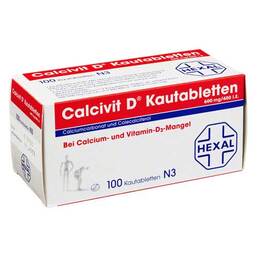 Abbildung: Calcivit D Kautabletten Kautabletten, 100 St PZN 01364833