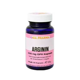 Abbildung: Arginin 500 mg GPH Kapseln 60 St, Kapseln PZN 01389738