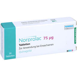 Abbildung: Norprolac 75 Tabletten 30 St, Tabletten PZN 01390598