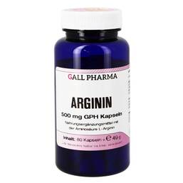 Abbildung: Arginin 500 mg GPH Kapseln 80 St, Kapseln PZN 01393059