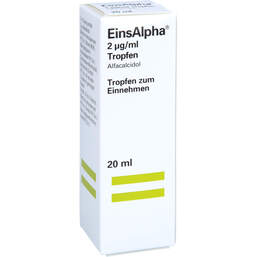 Abbildung: Einsalpha 2 µg / ml Tropfen 20 ml, Tropfen zum Einnehmen PZN 01394159