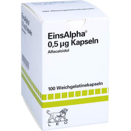 Abbildung: Einsalpha 0,5 µg Kapseln 100 St, Weichkapseln PZN 01394194
