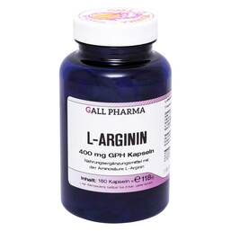 Abbildung: L-Arginin 400 mg Kapseln Kapseln, 180 St PZN 01395621