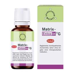 Abbildung: Matrix Entoxin G Globuli Globuli, 10 g PZN 01401988