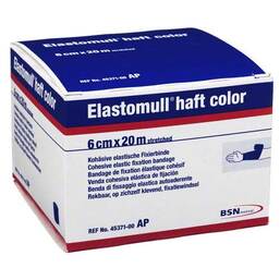 Abbildung: Elastomull haft color 20mx6c Binden, 1 St PZN 01412549