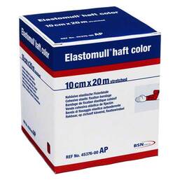 Abbildung: Elastomull haft color 20mx10 1 St, Binden PZN 01412590
