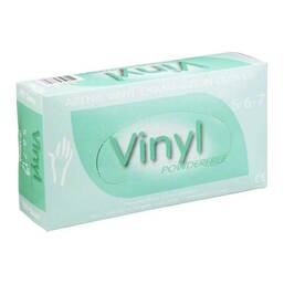 Abbildung: Vinyl Handschuhe puderfrei small 4424 Handschuhe, 100 St PZN 01413052