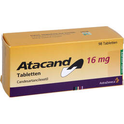 Abbildung: Atacand 16 mg Tabletten 98 St, Tabletten PZN 01413632