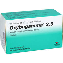 Abbildung: Oxybugamma 2,5 Tabletten 100 St, Tabletten PZN 01414169