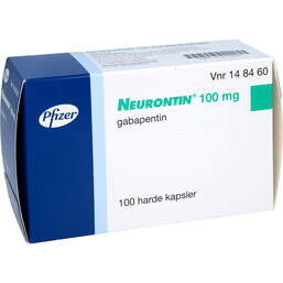 Abbildung: Neurontin 100 mg Hartkapseln 100 St, Hartkapseln PZN 01415660