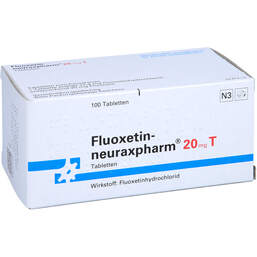 Abbildung: Fluoxetin neuraxpharm 20 mg T Tabletten 100 St, Tabletten PZN 01416062