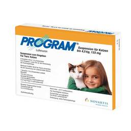 Abbildung: Program Suspens.für Katzen b.4,5 kg / 133 mg Ampullen Ampullen, 6 St PZN 01417191