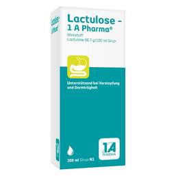 Abbildung: Lactulose 1A Pharma Sirup Sirup, 200 ml PZN 01418925