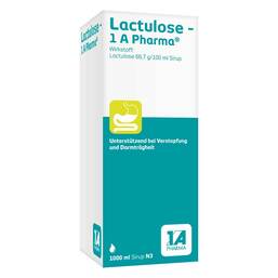 Abbildung: Lactulose 1A Pharma Sirup Sirup, 1000 ml PZN 01418948