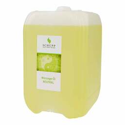 Abbildung: Massageöl Schupp neutral Öl, 5 l PZN 01421442