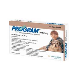 Abbildung: Program Tabletten für Hunde 204,9mg 7 - 20kg Filmtabletten, 6 St PZN 01422200