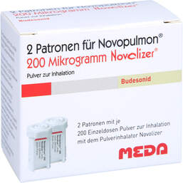 Abbildung: Novopulmon 200 µg Novolizer Patrone 2x200ED 2X200 St, Inhalationspulver PZN 01424601