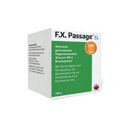 Abbildung: F.X. Passage SL Pulver Pulver, 200 g PZN 01430582