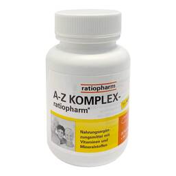 Abbildung: A-Z Komplex ratiopharm Tabletten Tabletten, 100 St PZN 01433391
