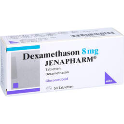 Abbildung: Dexamethason 8 mg Jenapharm Tabletten 50 St, Tabletten PZN 01436490