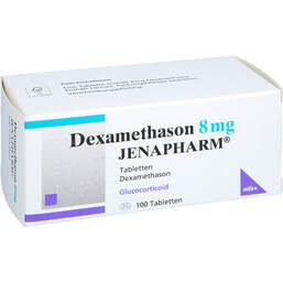 Abbildung: Dexamethason 8 mg Jenapharm Tabletten 100 St, Tabletten PZN 01436509