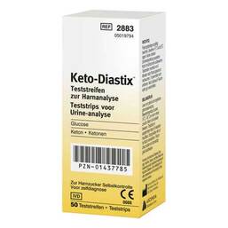 Abbildung: Keto Diastix Teststreifen Teststreifen, 50 St PZN 01437785