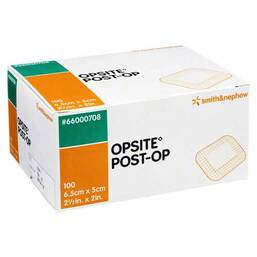 Abbildung: Opsite Post OP 6,5x5cm Verband Verband, 100X1 St PZN 01447424