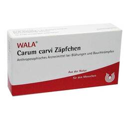 Abbildung: Carum Carvi Zäpfchen Suppositorien, 10X2 g PZN 01447973