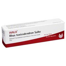 Abbildung: Rhus toxicodendron Salbe Salbe, 30 g PZN 01451383