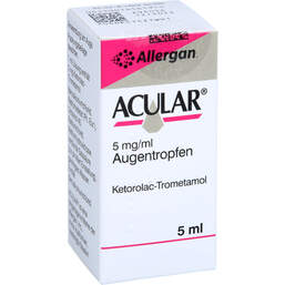 Abbildung: Acular 5 mg / ml Augentropfen 5 ml, Augentropfen PZN 01456191