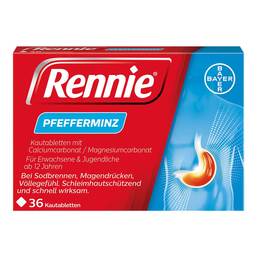 Abbildung: Rennie Kautabletten Kautabletten, 36 St PZN 01459611