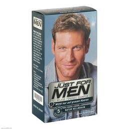 Abbildung: Just for men Tönungsshampoo hellbraun Shampoo, 60 ml PZN 01465379