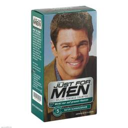 Abbildung: Just for men Tönungsshampoo schwarzbraun Shampoo, 60 ml PZN 01465439