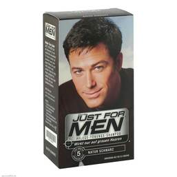 Abbildung: Just for men Tönungsshampoo schwarz Shampoo, 60 ml PZN 01465445