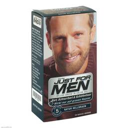 Abbildung: Just for men Brush in Color Gel hellbraun Gel, 28.4 ml PZN 01465468