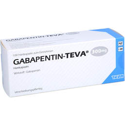 Abbildung: Gabapentin Teva 300 mg Hartkapseln 100 St, Hartkapseln PZN 01465557