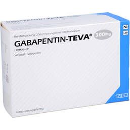 Abbildung: Gabapentin Teva 300 mg Hartkapseln 200 St, Hartkapseln PZN 01465698