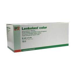Abbildung: Lenkelast Color grün 8cmx5m ohne Zellglas 10 St, Binden PZN 01467496