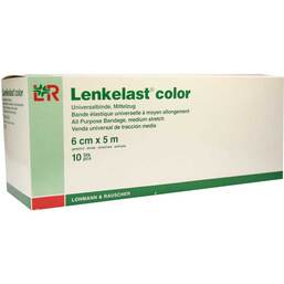 Abbildung: Lenkelast Color rot 6cmx5m o 10 St, Binden PZN 01467510
