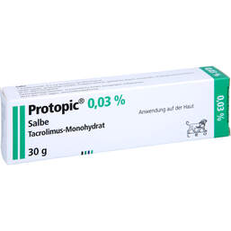 Abbildung: Protopic 0,03% Salbe 30 g, Salbe PZN 01472994