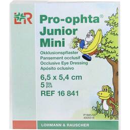 Abbildung: Pro Ophta Junior mini Okklus 5 St, Pflaster PZN 01497675
