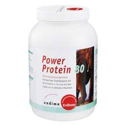 Abbildung: Power Protein 80 Erdbeer Pul 900 g, Pulver PZN 01498462