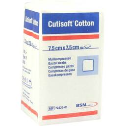 Abbildung: Cutisoft Cotton Kompresse 7,5x7, Kompressen, 100 St PZN 01499355