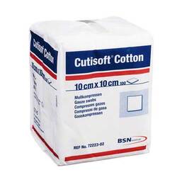 Abbildung: Cutisoft Cotton Kompresse 10x10c Kompressen, 100 St PZN 01499361