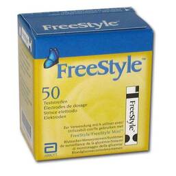 Abbildung: Freestyle Teststreifen Teststreifen, 50 St PZN 01510654