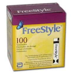 Abbildung: Freestyle Teststreifen Teststreifen, 100 St PZN 01510660