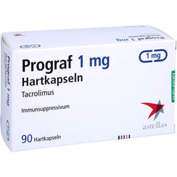 Abbildung: Prograf 1 mg Hartkapseln 90 St, Hartkapseln PZN 01511889