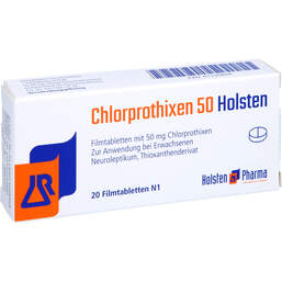 Abbildung: Chlorprothixen 50 Holsten Filmtabletten 20 St, Filmtabletten PZN 01520894
